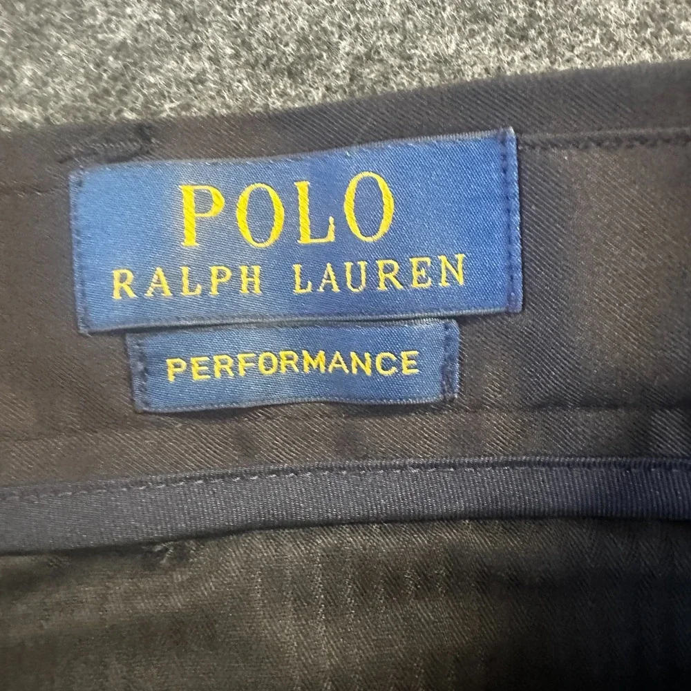 Polo Ralph Lauren Performance Shorts Mens 38 Black‎ Chino Preppy Golf Stretch